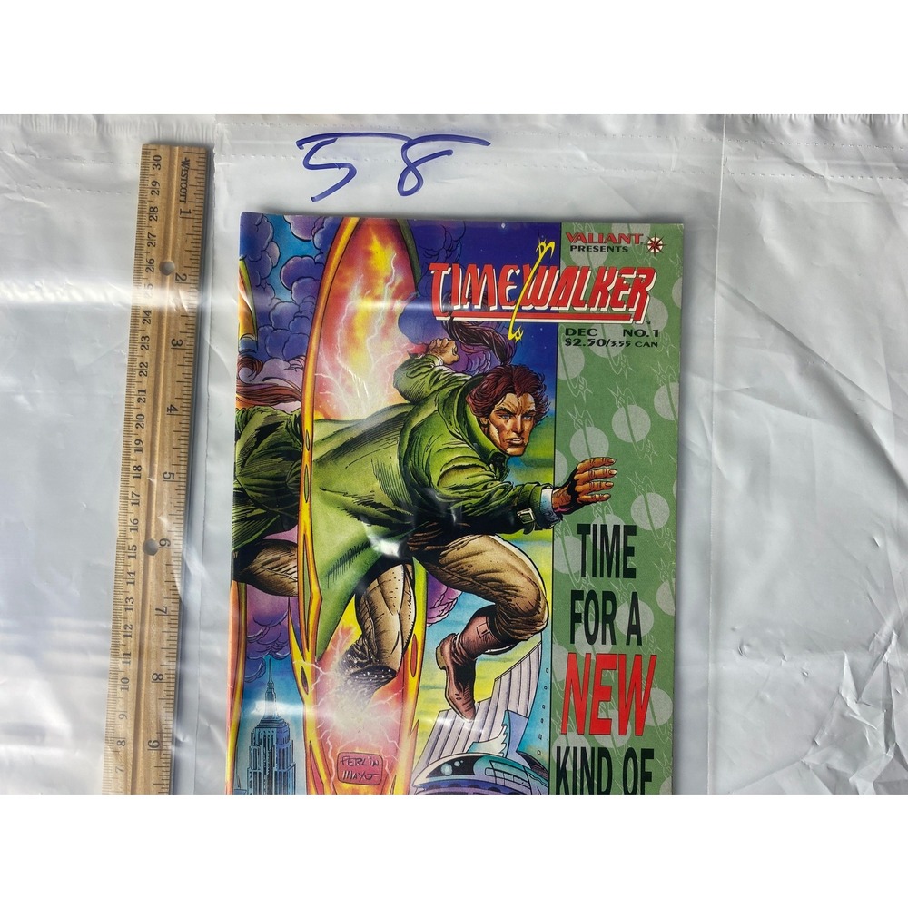 Time Walker Comic Book December 1994 Valiant Presents‎ New Kind Of